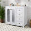 Ensemble de meuble-lavabo simple 36 po avec plateau en céramique-2098150188
