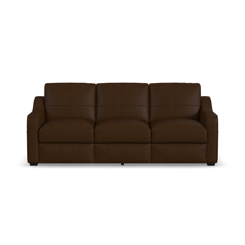 Canapé en cuir Ashford, Dark Brown