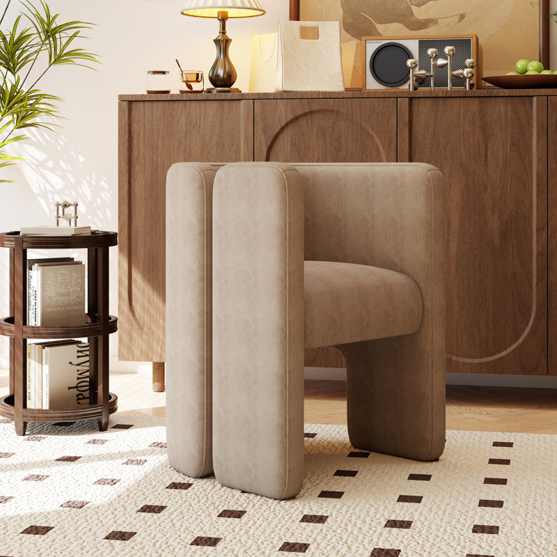 Beall Upholstered Armchair, Gray