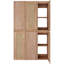 Armoire de salle de bain 36 po, 6 portes à fermeture en douceur, fixation murale élégante, fermeture en douceur contemporaine