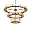 Lustre 60 lumières 84 niveaux à trois niveaux 84 "Noziroh