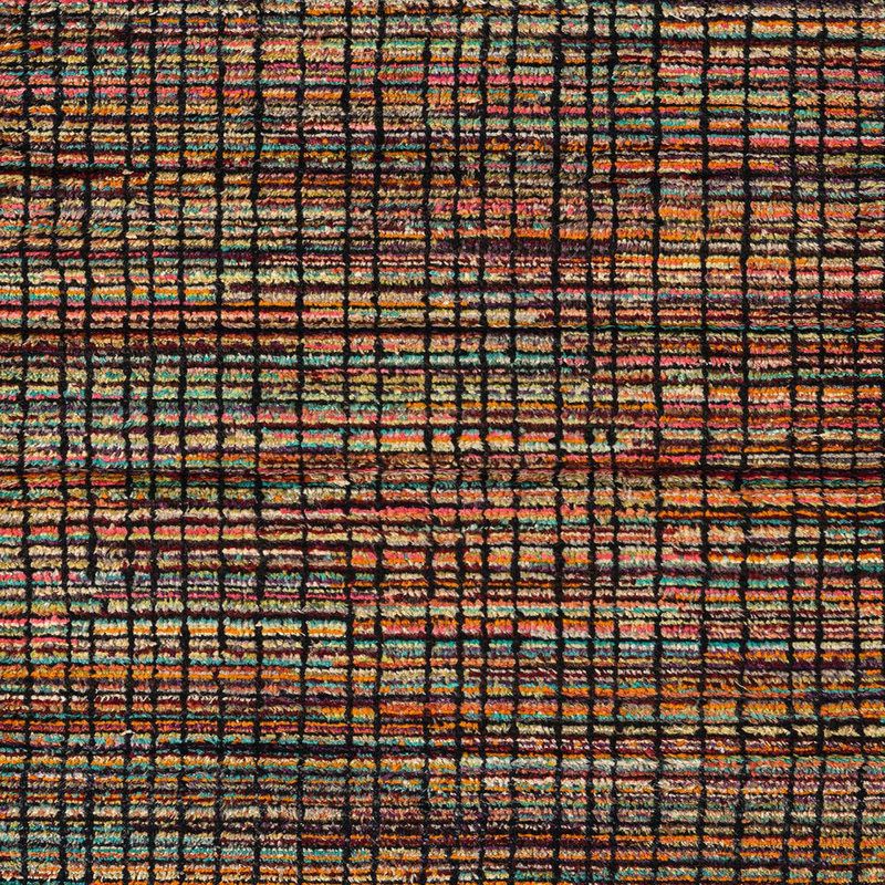 Abstract Indoor Rug, Square 6'