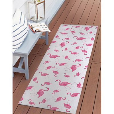 Tapis d'extérieur Summer Flamingo