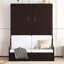 Grand lit escamotable mural avec coussin, grand espresso (ancien numéro: LP000791AAP-1)