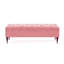 Safar Wide Tufted Rectangle Ottoman Storage Bench – Upholstery Plush Velvet Shoe Bench with Black Turned Wooden Legs-108634783-111753549-128793880