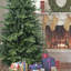 Arbre de Noël 6,5 pi en PVC avec 2142 pointes et arbre articulé avec support en métal, assemblage facile, conception d'aiguille mixte réaliste-118439128