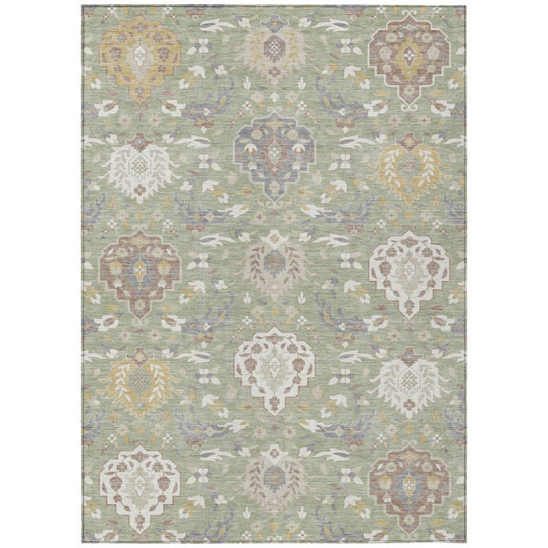  Machine Washable Indoor/Outdoor Chantille ACN1026 Rug, Rectangle 3' x 5'