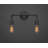Eilif Vintage 2 Light Bath Bar with 60 watt Amber Antique Bulb-22247996