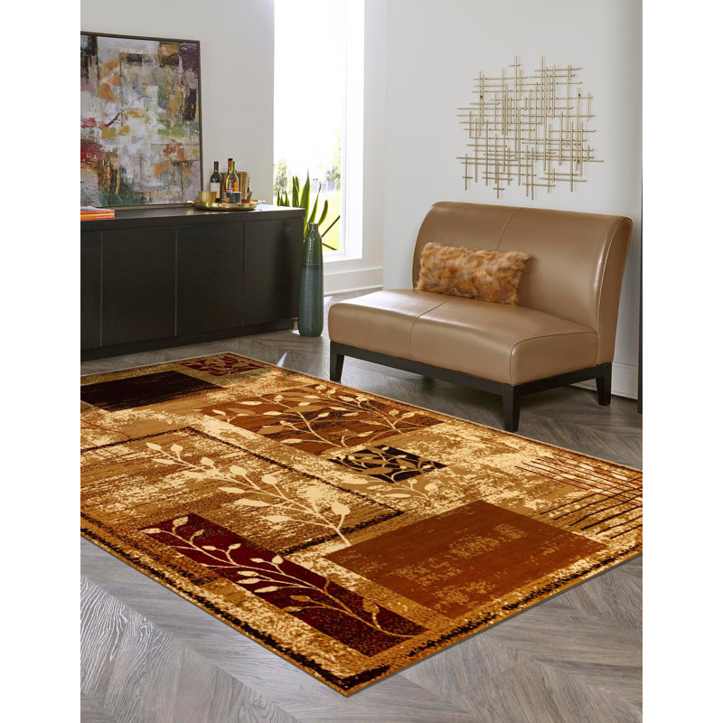 Floral Area Rug, Rectangle 238.8cm x 304.8cm