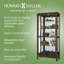 Vitrine Howard Miller Quinn III, Java vieilli