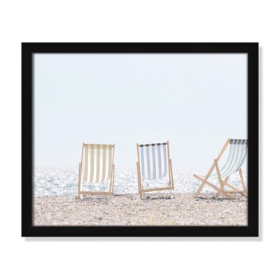 Adriatica "Beach Chairs" Print by Leah Straatsma
