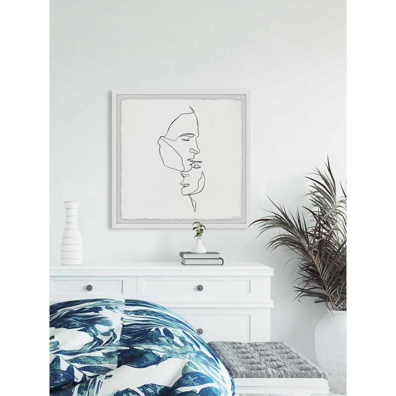 Warm Embrace - Single Picture Frame Print, 81cm H x 81cm W x 3.81cm D