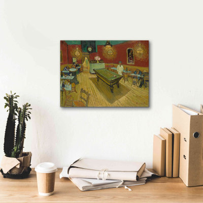'Le Cafe De Nuit' by Vincent Van Gogh, Giclee Canvas Wall Art