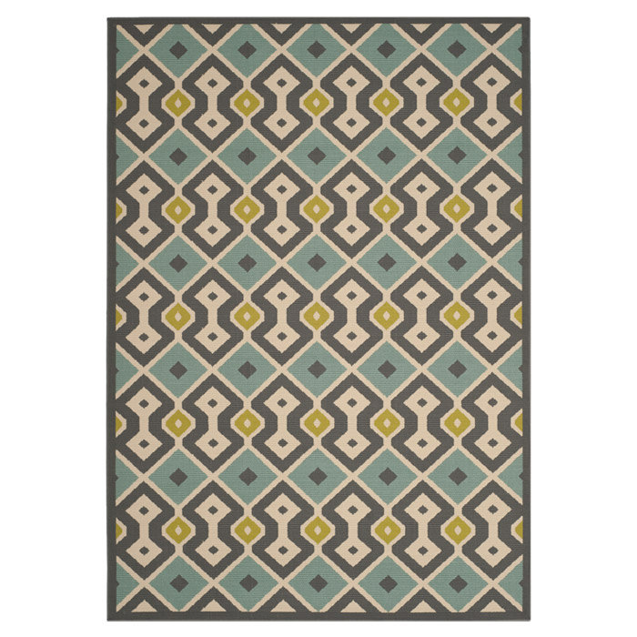 Tapis géométrique Engelbert Performance, Rectangle 5 pi 1 po x 7 pi 7 po