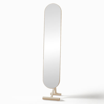 Modern Minimalist Iron Frame Arched Full-Length Mirror