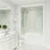 Elan E-Class 56-60" W x 66" H Sliding Frameless Tub Door with 3/8" Clear Glass