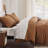 Bedsure Brown Duvet Cover Full Size - Soft Double Brushed Bedding Set for Kids & Adults（Set of 3）-109724490-109724466