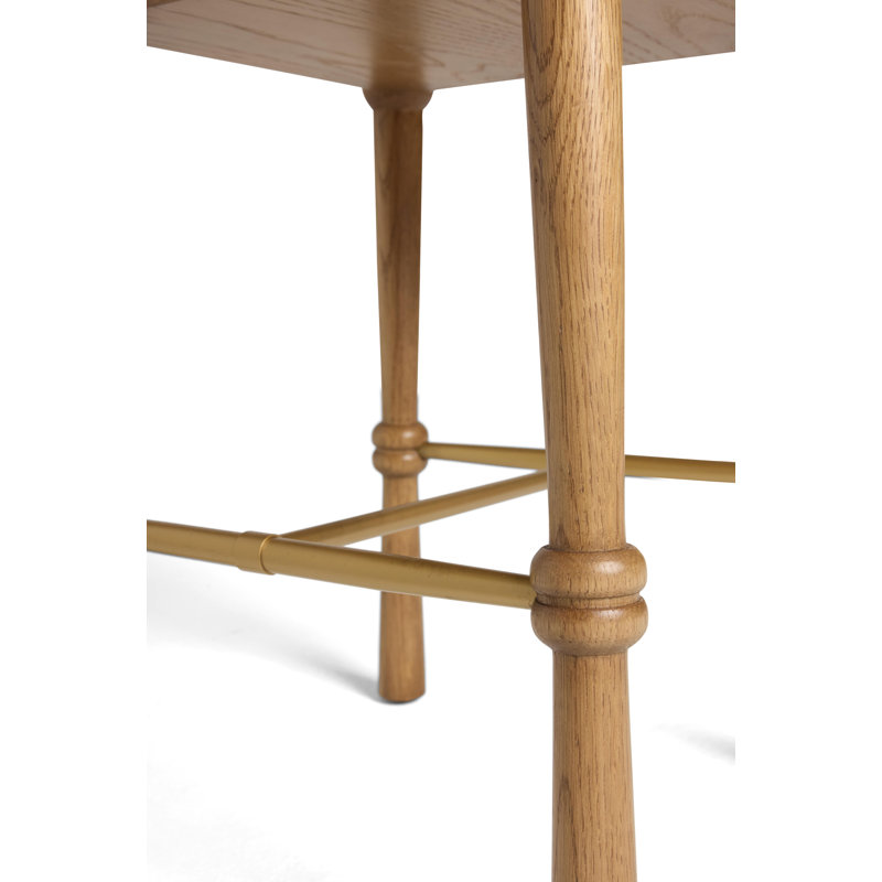 Peony Side Table, Chestnut