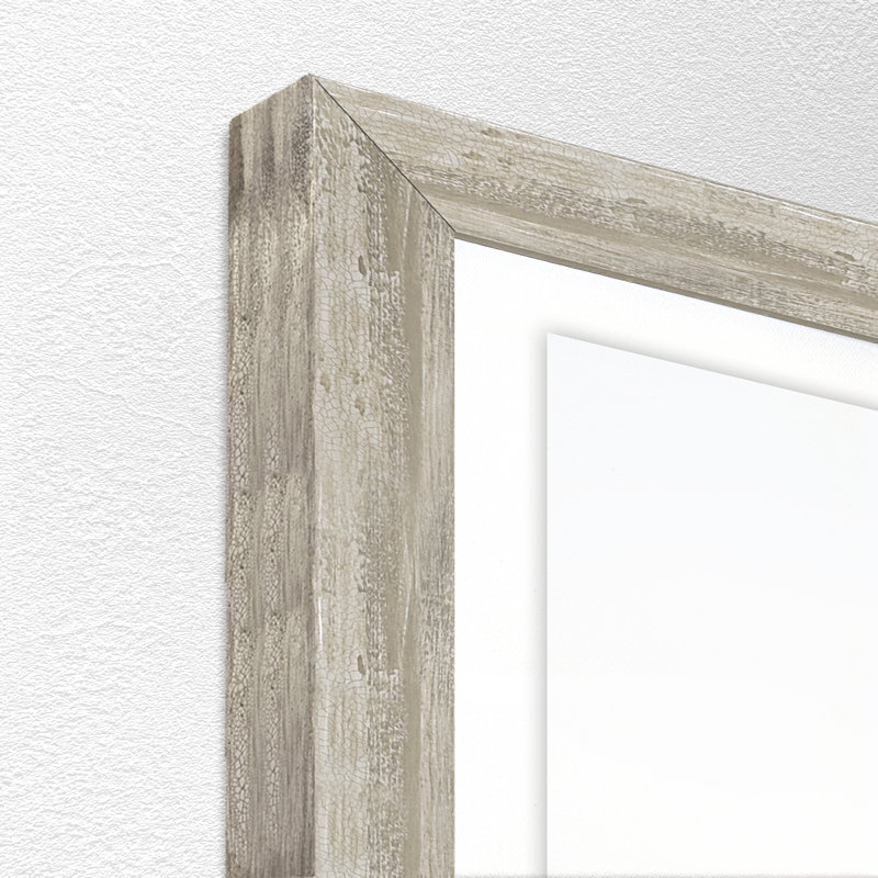 Timber, Glass Frame, White, 43" H x 30" W