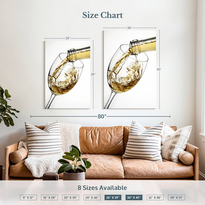 Yarlin Serving White Wine, 39" H x 26" W