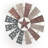 Artesia Weather Resistant Metal Abstract Windmill