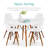 Fechter 4 - Person Four Leg Base Dining Set-785727211