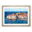 Ancient City Walls of Dubrovnik in Croatia - Framed Print-56633494-56633495