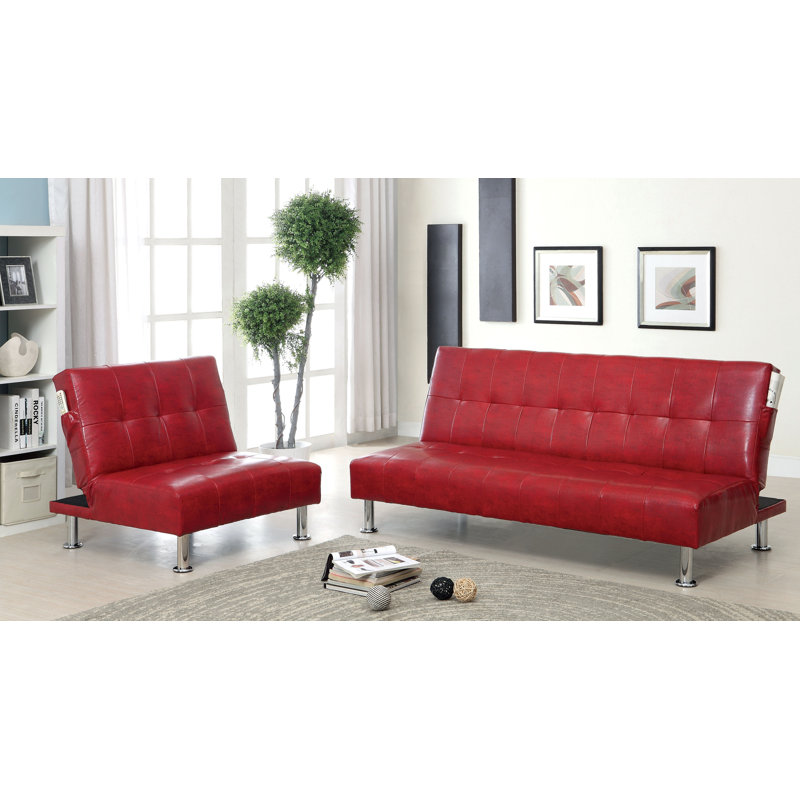 Perz 2 - Piece Faux Leather Living Room Set