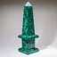 Large Genuine Polished Malachite Obelisk (16.5 Lbs)-1246334219