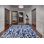 Shizoku Wool Abstract Area Rug in Ivory/Navy Blue/Cobalt Blue/Bright Red