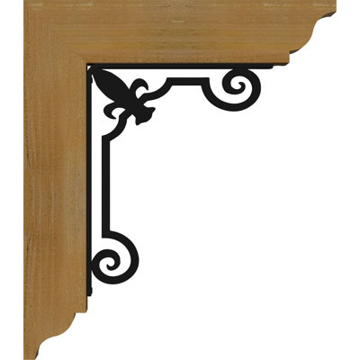 Fleur de lys triple support traditionnel Ironcrest