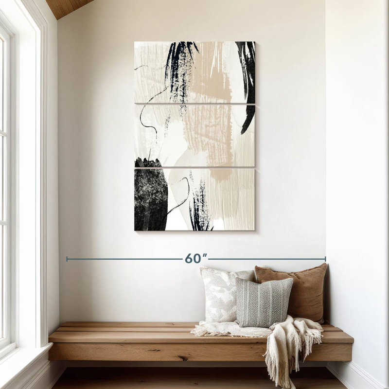 Avery Brush Strokes VIII, 45" H x 28" W
