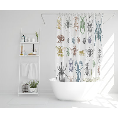 Eliza-Mai 13 Piece Polyester Shower Curtain Set
