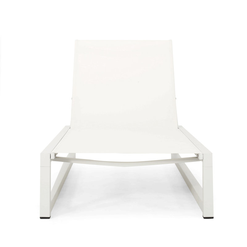 Chaise longue d'extérieur VENISE CHAISE, Blanc