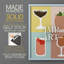 Impression encadrée Colorblock Cocktail II - bois massif-689009857-689009886