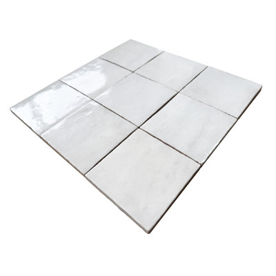 Zelij 4"x4" Ceramic Zellige Look Wall Tile