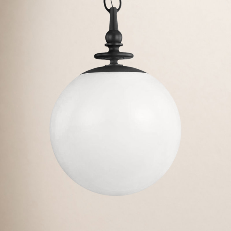 Capri 1 - Light Pendant, Aged Iron, 17.375" H x 11" W x 11" D