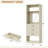 Closet System With 3 Drawers, Mirror & Anti-Tip Design-316420822