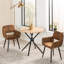 Haynesville Round Metal Base Dining Table-1087132210
