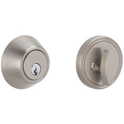 Dexter Single Cylinder Deadbolt, Satin Nickel