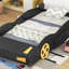 Lit plateforme simple en forme de voiture de course, L 90,6 po x l 40,3 po x H 17,5 po-118038059-118038061