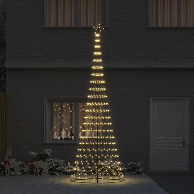  LED Christmas Tree 138.5 x 138.5 x 399 cm Metal