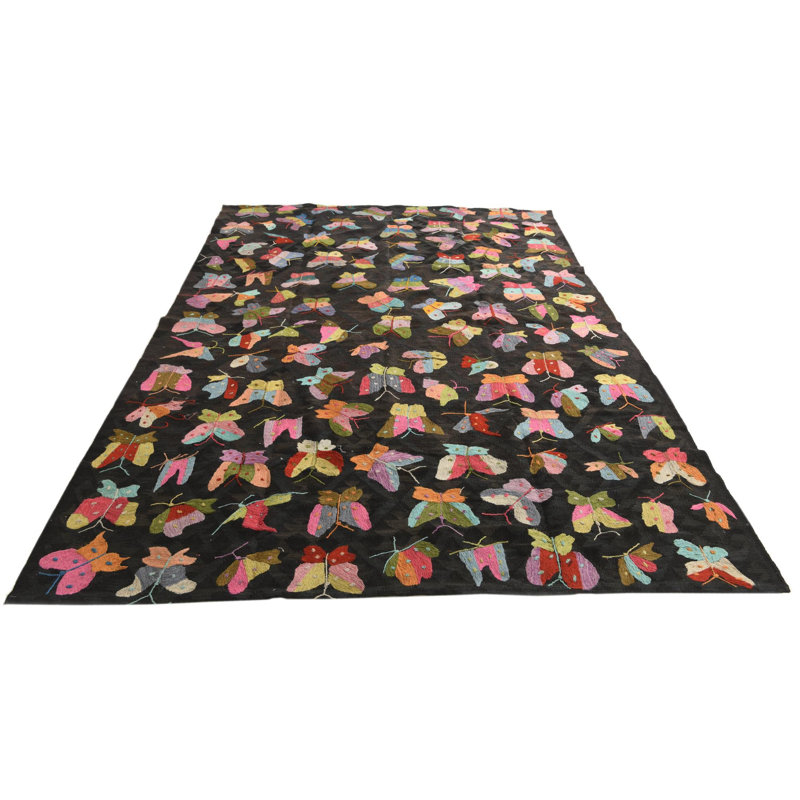 Tapis brun foncé 6x9 Perry