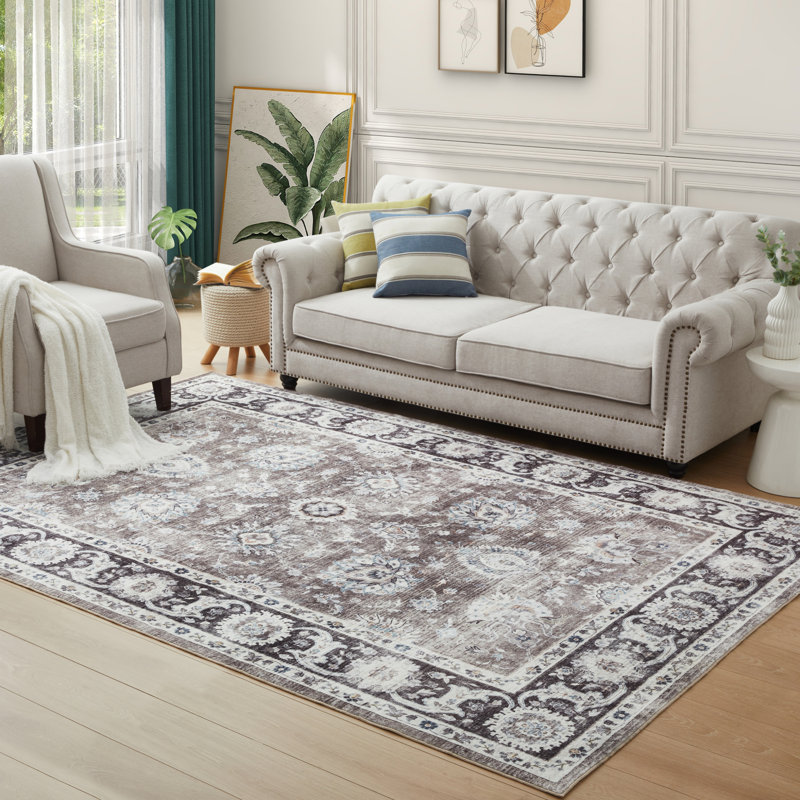 Delrose Large Non-Slip Area Rugs for High-Traffic Spaces – Durable & Stylish, Rectangle 40 x 60cm