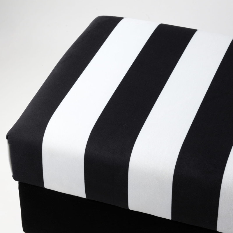 Duxbury Velvet Upholstered Storage Bench, H49 x W120 x D30cm