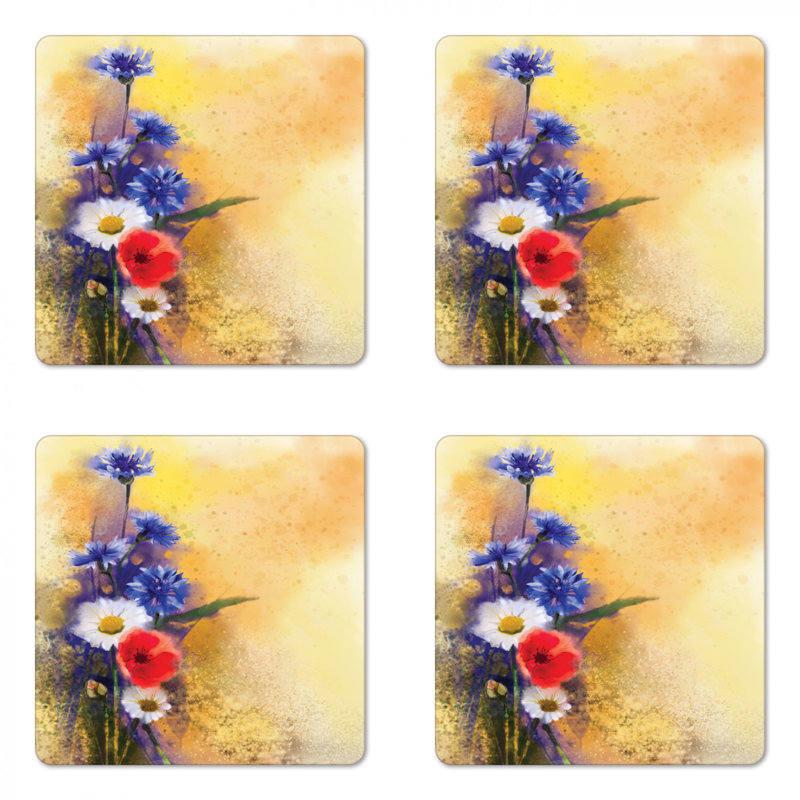Sous-verre fleur