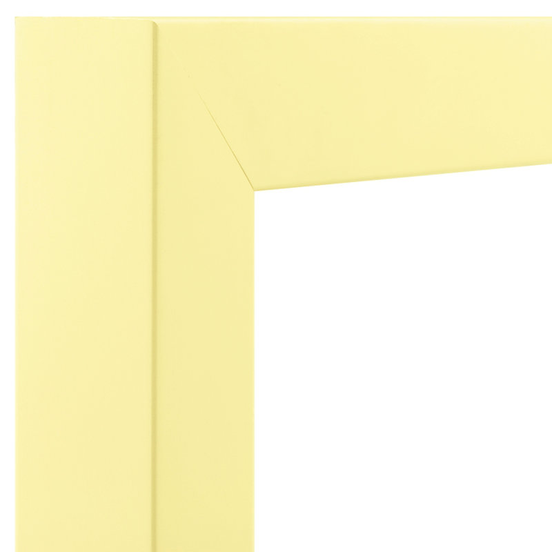 Cadre photo confetti 0,875 po Confetti, L 20 po x H 30 po avec passe-partout l 16 po x H 2, Jaune clair
