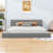 Kjellfrid Velvet Queen Upholstered Platform Bed with Headboard-1587347033
