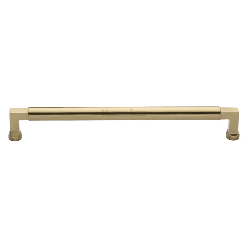 Heritage Brass Heritage Cabinet Pull Bauhaus Design, Satin Brass, 20.3cm H x 16cm W x 21.9cm D