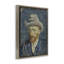 «Van Gogh Portrait with Hat», art mural sur toile flottante par one1000paintings-745084092-749625161